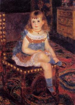 Pierre Auguste Renoir : Georgette Charpentier Seated